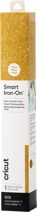 Cricut Strijkfolie Smart Glitter 33 x 91 cm, 1 stuk, goud