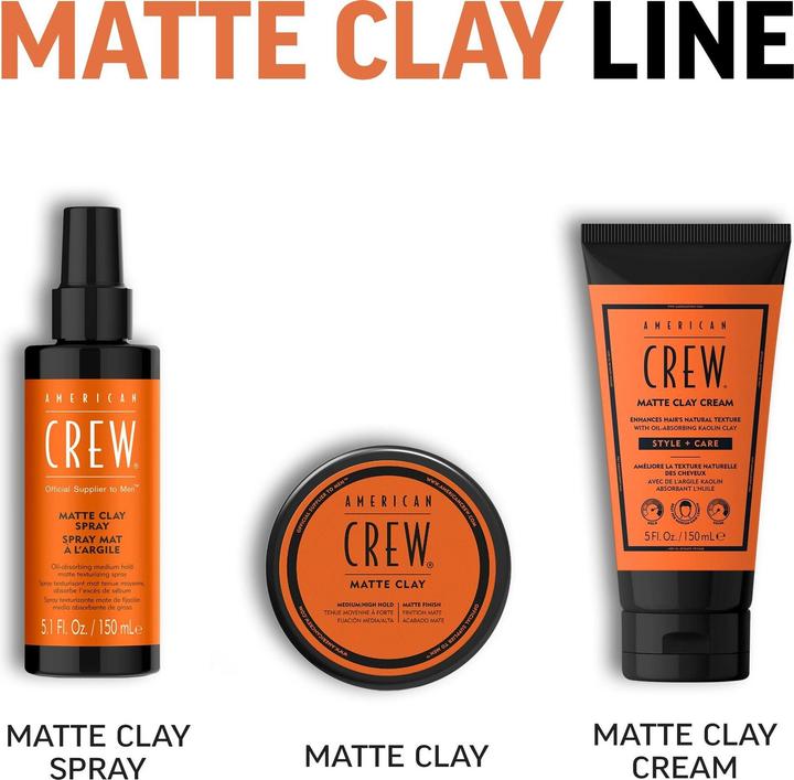 Actual product image American Crew Matte Clay (Hair cream, 150 ml)