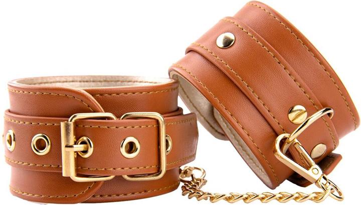 Actual product image Dreamtoys Dream Toys Handcuffs Blaze Brown