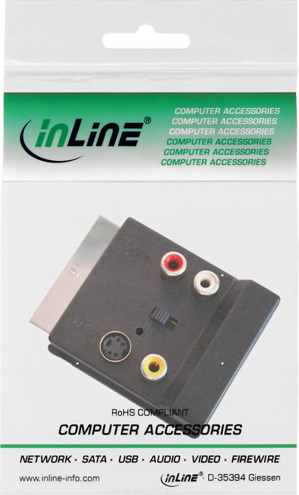 Actual product image InLine S-VHS/Scart Adapter (Splinters)