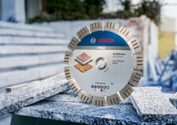 Produktbild Bosch Professional Zubehör PRO Stone Diamanttrennscheibe, 150 x 22,23 mm
