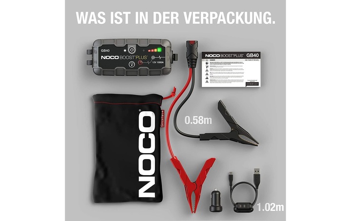 Actual product image Noco GB40 genius BOOST (1000 A, 2150 mAh)