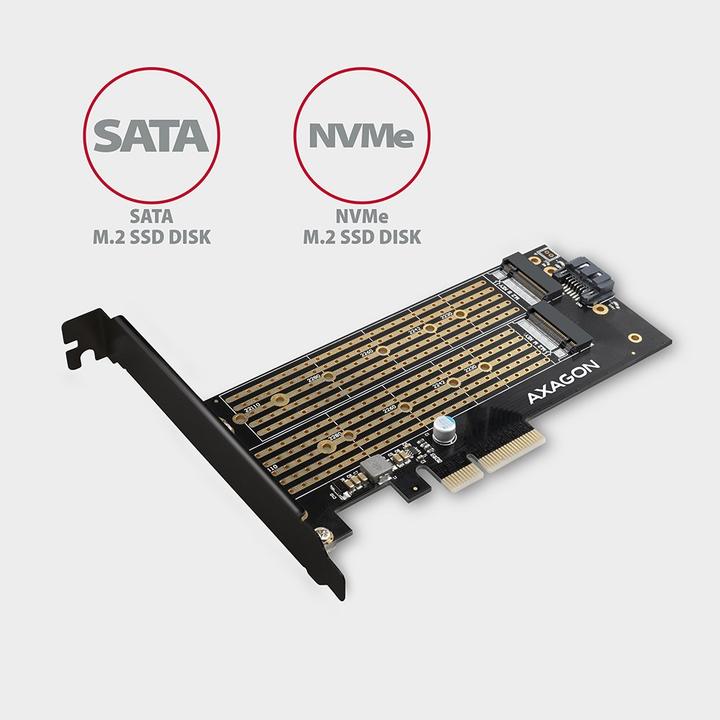 Actual product image Axagon PCEM2-D