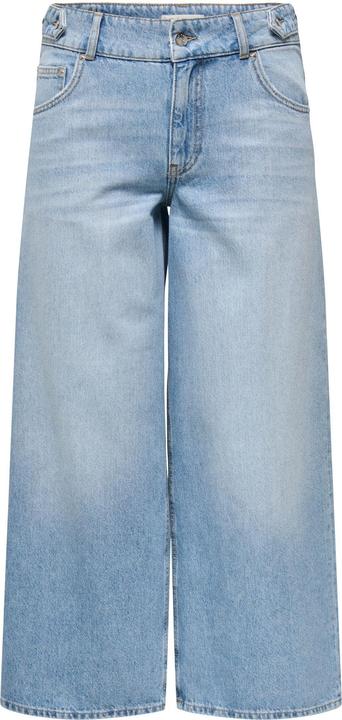 Only ONLLORAN Mittlere Taille Weiter Beinschnitt Jeans Jeans mit weitem Bein