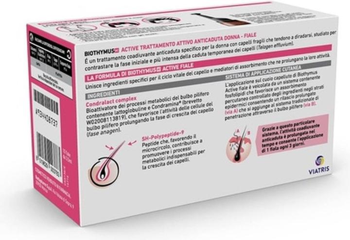 Immagine prodotto Biothymus Trattamento attivo contro la caduta dei capelli per donne 10 fiale (150 ml)