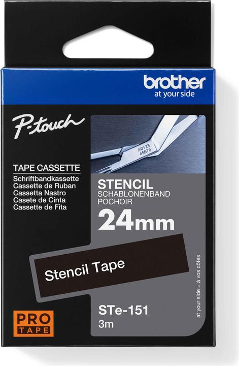 Produktbild Brother STe 151 Stempelband (2.40 cm, Schwarz, Transparent, Weiss)