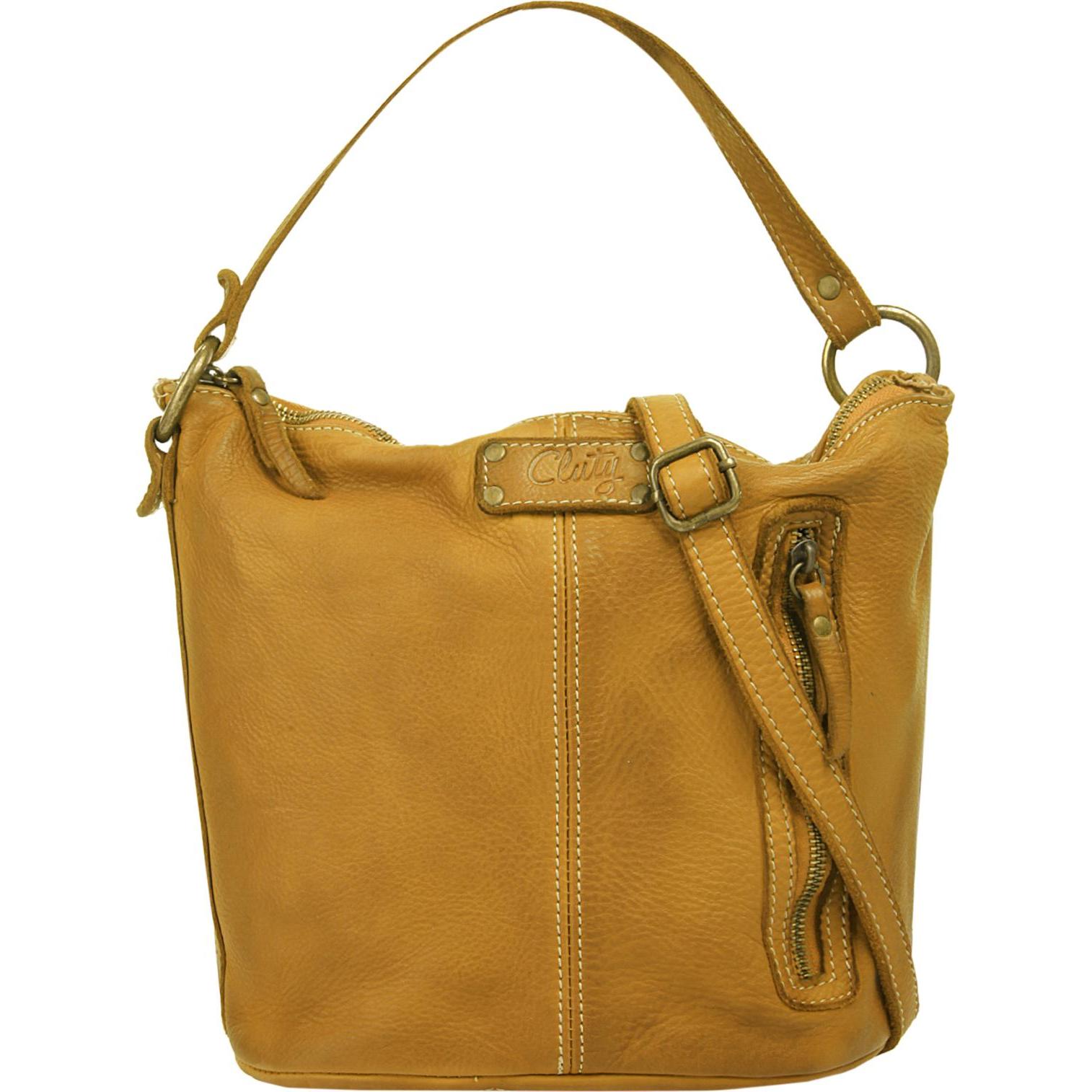 Cluty, Handtasche, Umhängetasche, Gelb