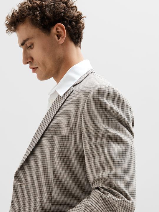 Actual product image Selected Slim Fit Check Blazer (50)