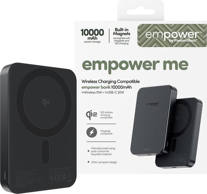 Immagine prodotto PanzerGlass empower Bank (10000 mAh, 20 W, 37 Wh)