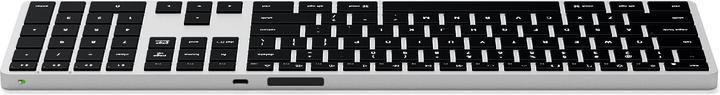 Produktbild Satechi Slim X3 Bluetooth Keyboard - draadloos - verlichte toetsen - ultra dun - zilver (Eng. Int., Kabellos)