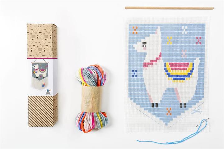 Actual product image Sozo Llama wall art kit