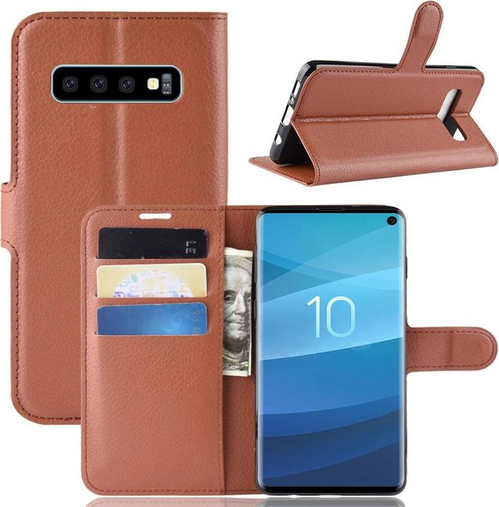Produktbild Cover-Discount Leder Etui Hülle mit Kartenfächern (Samsung Galaxy S10)
