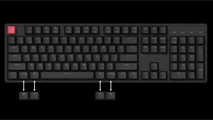 Immagine prodotto Keychron K10 QMK V2 (US, Cablato, Senza fili)