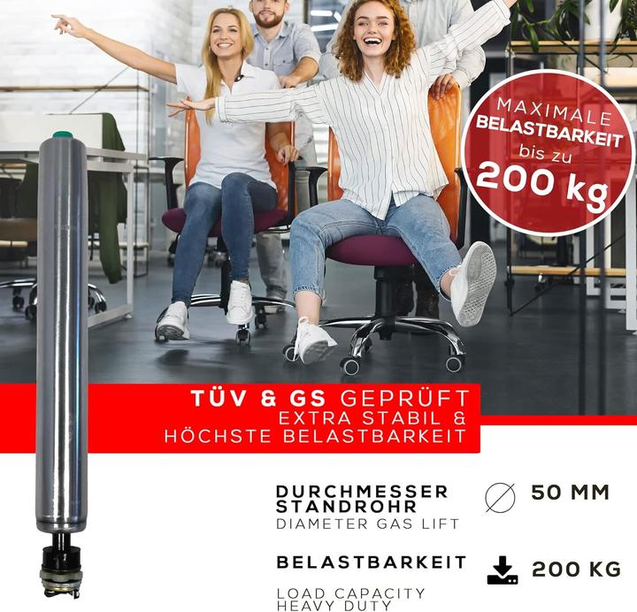 Produktbild MyNeeed Gasdruckfeder Ersatz für Bürostuhl