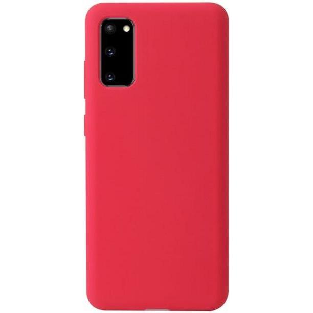 MU Classic Liquid Silicone Case Series (Samsung Galaxy S20+), Smartphone Hülle, Rot