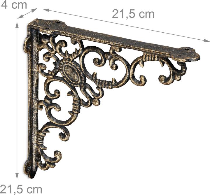 Actual product image Relaxdays 2x shelf angle