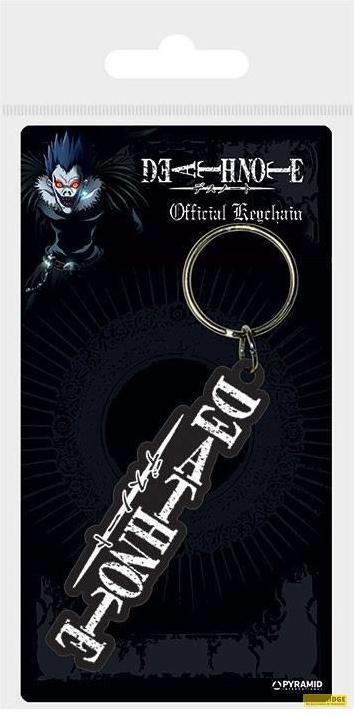 Actual product image Pyramid Death Note Portachiavi in Gomma Logo 6cm