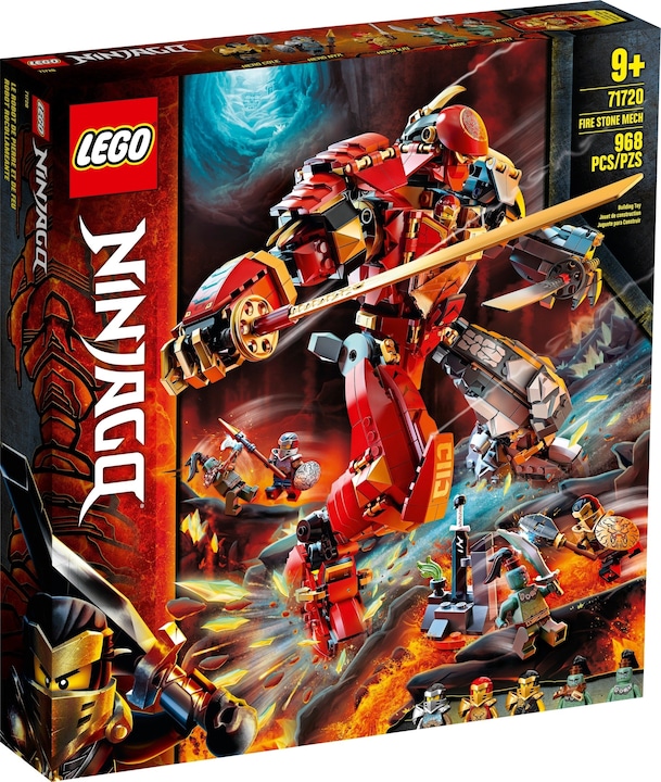 Actual product image LEGO Fire Stone Mech (71720, LEGO Ninjago)