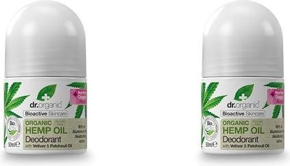 Actual product image Dr. Organic Hemp Oil Deodorant 50ml (Roll-on, 50 ml)