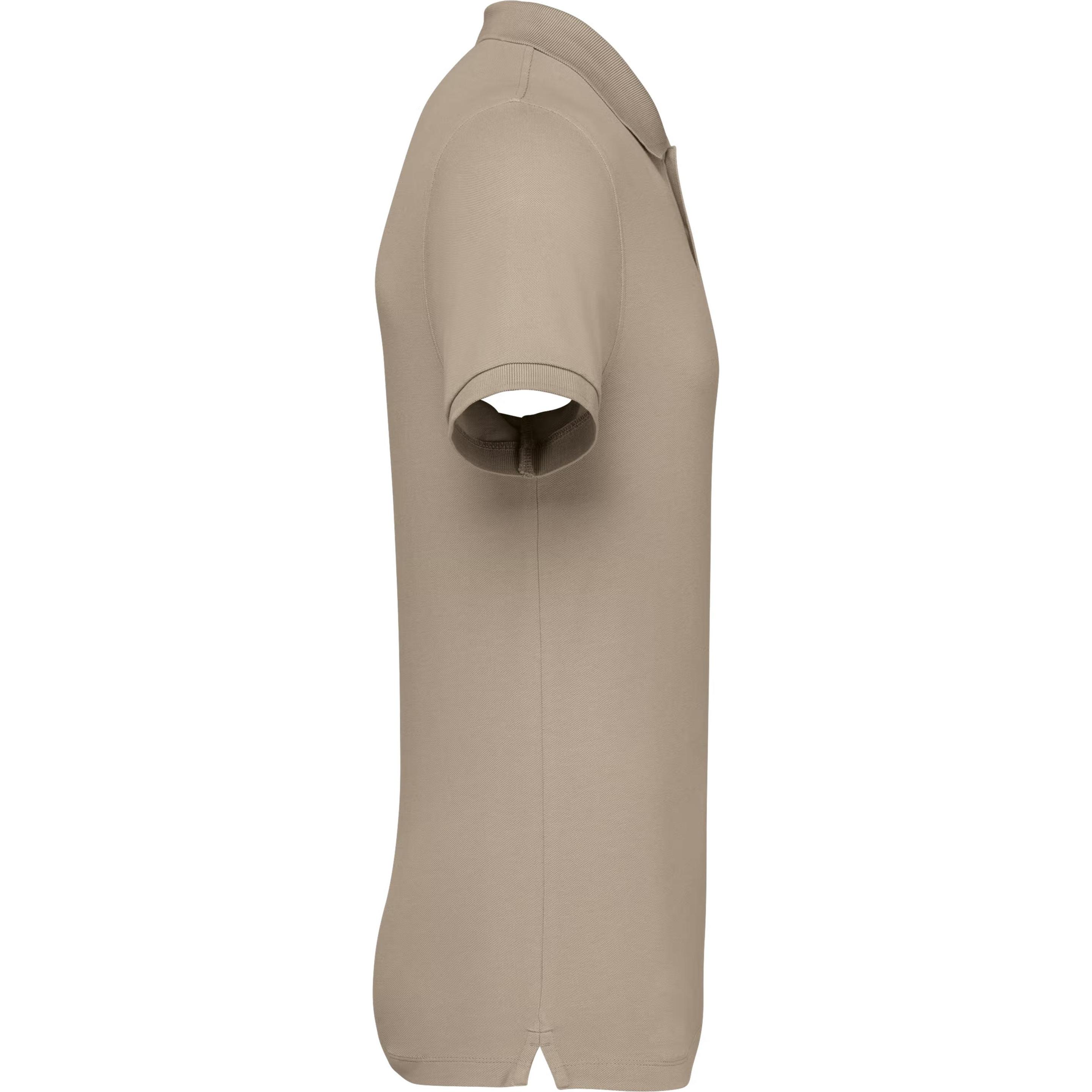 Native Spirit, Herren, Shirt, Ökologisch verantwortliches Poloshirt aus Piqué-Maschenware, Beige, (XXL)