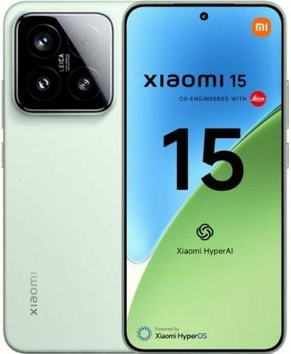 Produktbild Xiaomi 15 (256 GB, Green, 6.36", Dual SIM, 5G)