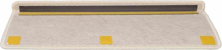 Actual product image vidaXL Step mats Self-adhesive sisal look 30 pieces 65x21x4cm Cream (65 x 21 x 4 cm)