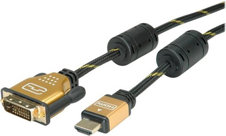 Produktbild Roline DVI — HDMI (Typ A) (2 m, HDMI)