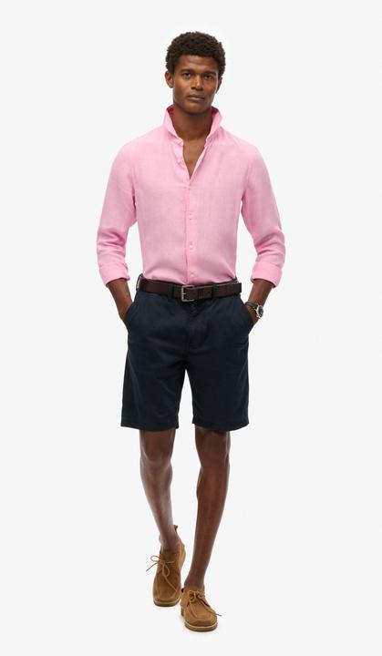 Immagine prodotto Superdry Camicia da vacanza in lino con maniche lunghe (L)