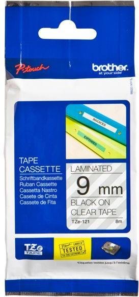 Actual product image Brother TZe-121 (0.90 cm, Transparent)