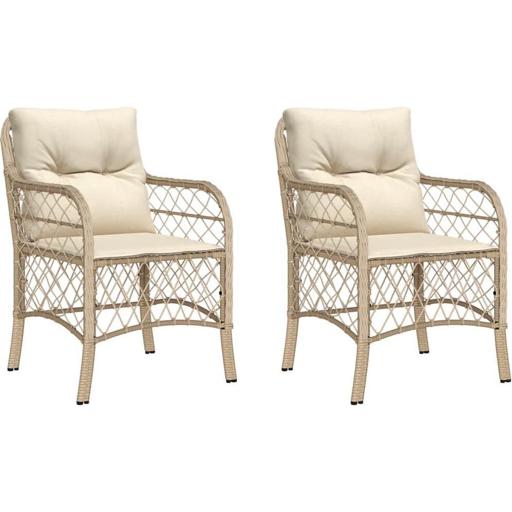 Thumbnail - VidaXL, Gartenstühle, 10-tlg. Garten-Lounge-Set mit Kissen