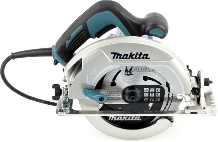 Actual product image Makita HS 7601 J hand-held circular saw 190 mm 1200 W + saw blade + 2x screw clamp + Makpac