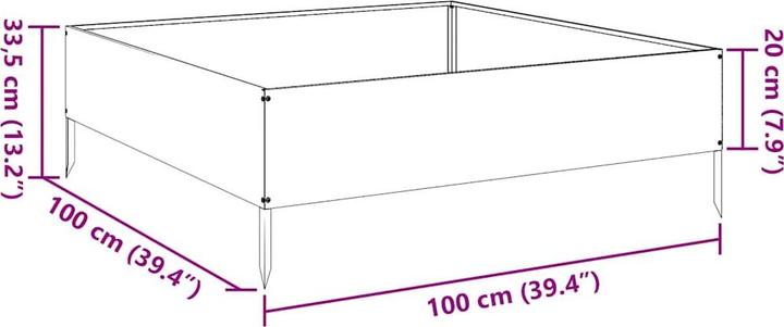 Produktbild vidaXL Hochbeet