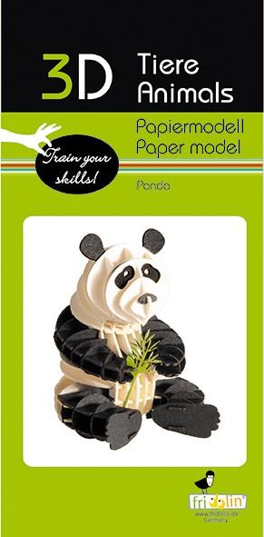 Produktbild Fridolin 3-D Papiermodell "Panda"