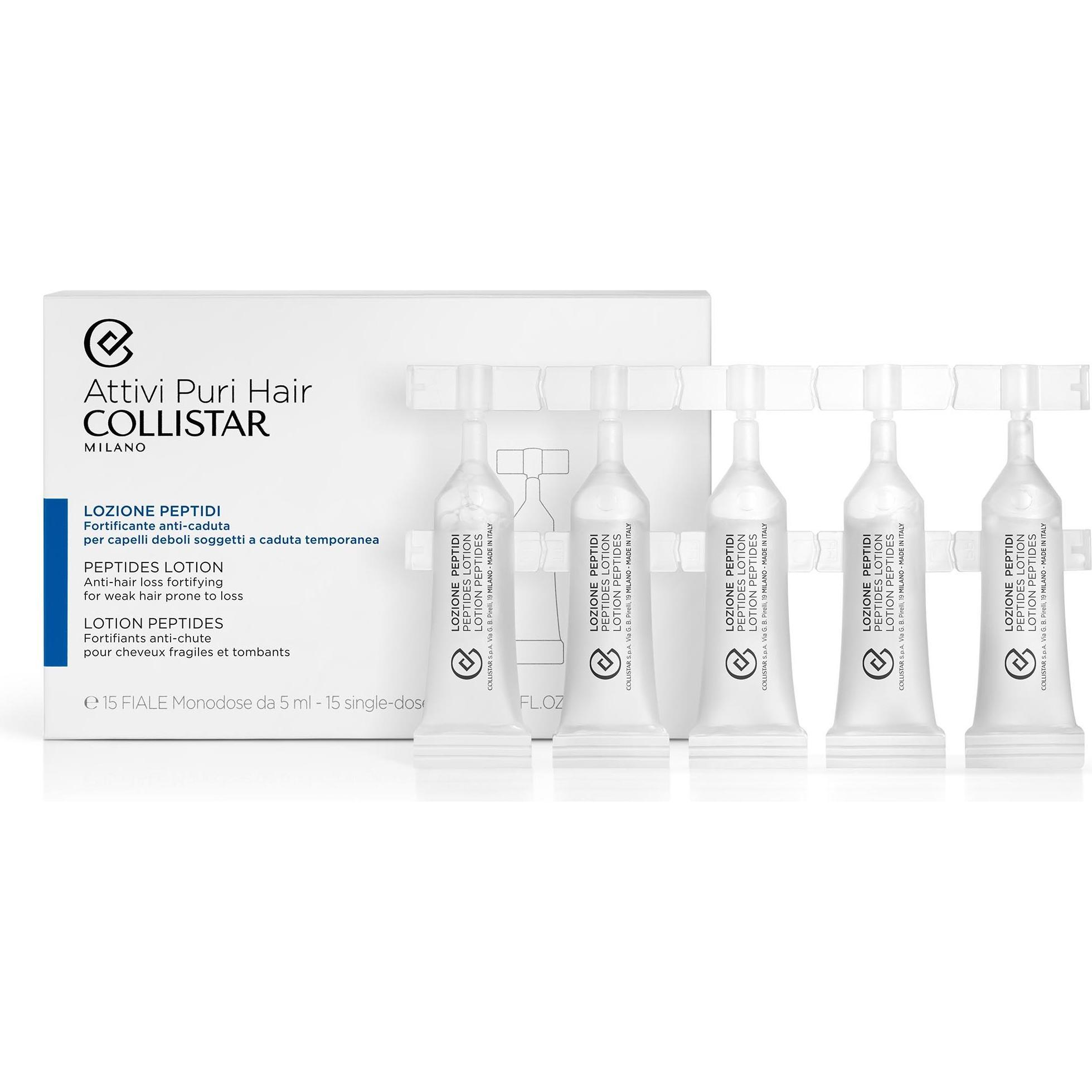 Collistar, Olio per capelli, Lozione Pep per la cura dei capelli A Perdita di capelli 15 x 5 ml (75 ml)
