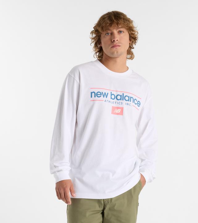 Actual product image New Balance Relaxed Linear Athletics Long Sleeve (S)