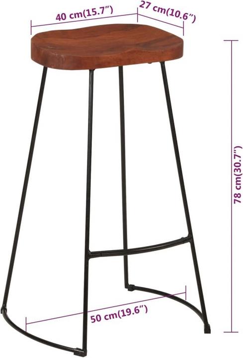 Produktbild vidaXL Barhocker