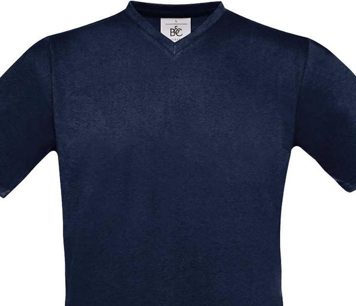 Actual product image B&C Mens Exact V Neck T-Shirt (XL)