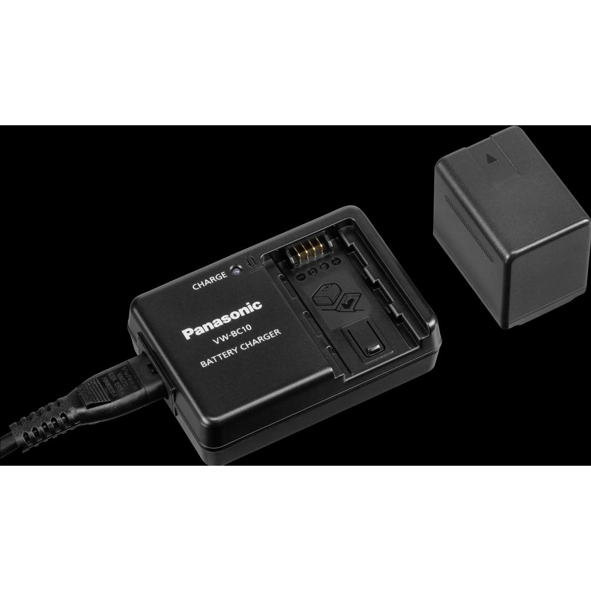 Panasonic VW-ACT380 Camcorder Starter Kit (Ladegerät), Kamera Stromversorgung, Schwarz