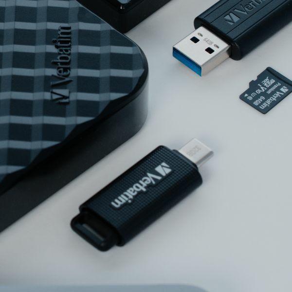 Produktbild Verbatim Retractable 32GB USB 3.2 Gen 1 USB-C (32 GB, USB-C)