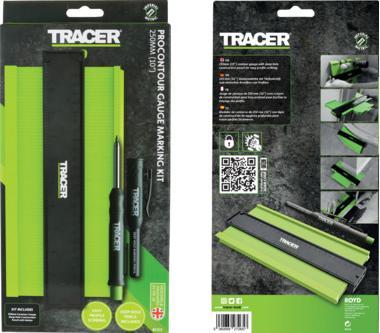 Actual product image Tracer ACG2 Konturenlehre 250 mm inkl. ADP2 Tiefenbleistift (25 cm)