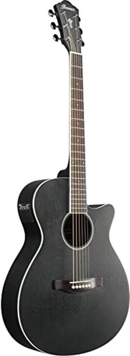 Actual product image Ibanez AEG7MH Weathered Black electric-acoustic westerngitaar (Western guitar)