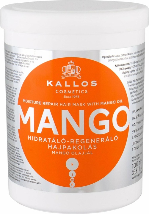 Actual product image Kallos Cosmetics mango (1000 ml)