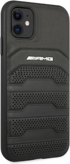 Actual product image Mercedes-Benz Hard Cover Debossed Black, for iPhone 11, AMHCN61GSEBK (Apple iPhone 11)
