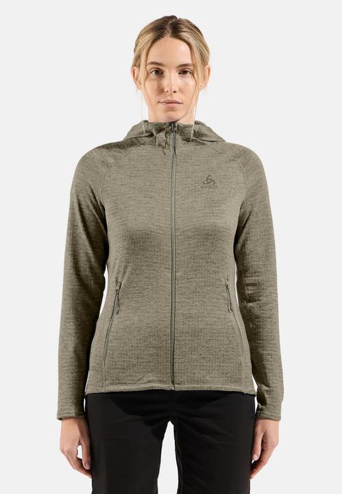 Image du produit Odlo Women's Tencia Mid Layer Hoody Full Zip (L)