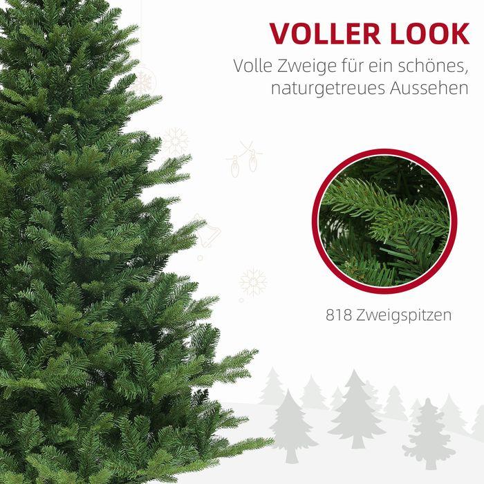 Produktbild Swisshandel24 Künstlicher Weihnachtsbaum, 180 cm Christbaum mit Schnellaufbau Klappsystem (180 cm)