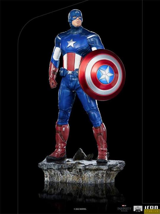Produktbild Iron Studios ST Marvel Infinity Saga : Cap America NY Battle 1/10 28cm