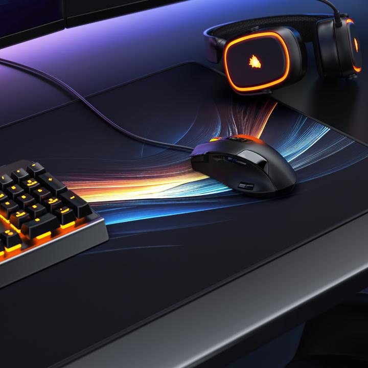 Actual product image Titanwolf Gaming Mouse Pad, 900 x 400mm XXL Speed Gaming Mouse Mat, Mousepad Extra Large Surface Abstract (XXL)