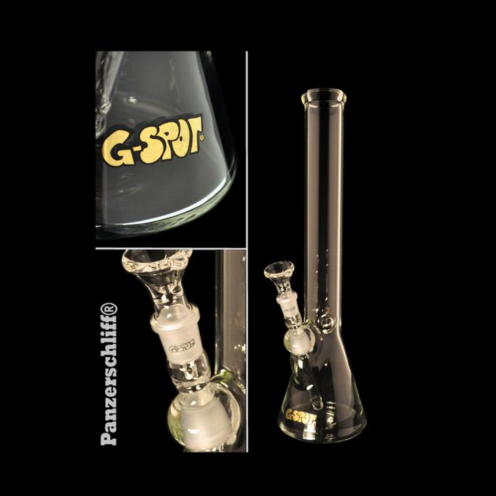 Actual product image Dexso G-Spot beaker bong ice 50 x 450 x 5 mm 3-piece armoured cut