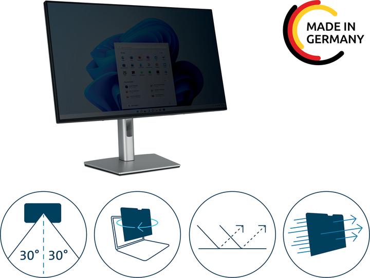 Actual product image Kensington Privacy filter - 2-fold, removable (23.80", 16:9)
