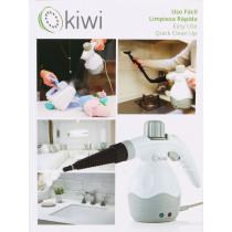 Actual product image Kiwi 350ml hand steamer + 9 accessories (3 bar, 1100 W)